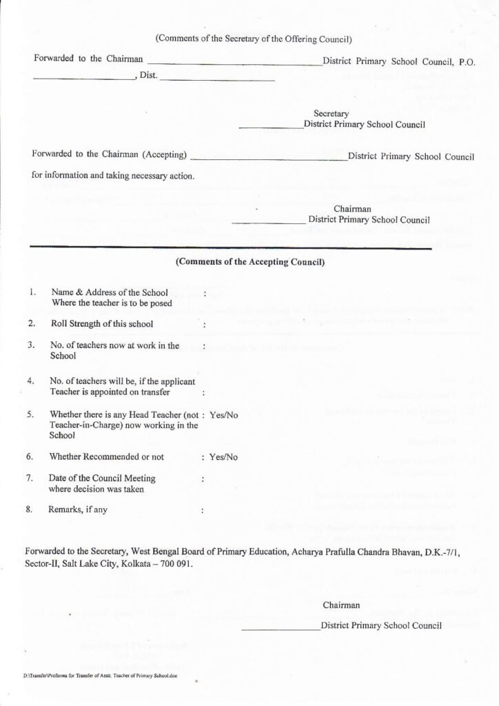 Int.Dist-Transfer-Proforma