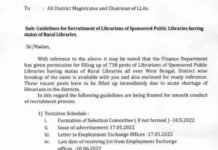 WB_738_Librarians_Recruitment_Notification