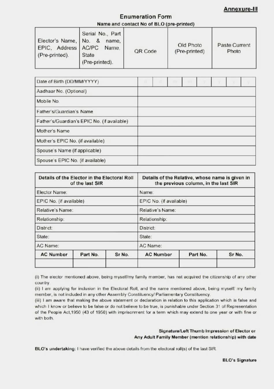 Enumeration-form-West-Bengal-PDF-download Enumeration-form-West-Bengal-PDF-download