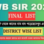 wb sir 2026 final list