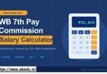 (Calculator)WB 7th Pay Commission Salary Calculator- WB Employee-Teacher Salary Estimator. WB-7th-Pay-Commission-Salary-Calculator