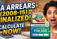 (2008-2015) WB DA Arrears Calculator for 2008-2015 DEC || WB DA Arrears Calculator for Pensioners.good news WB DA Arrears Calculator for 2008-2015 DEC